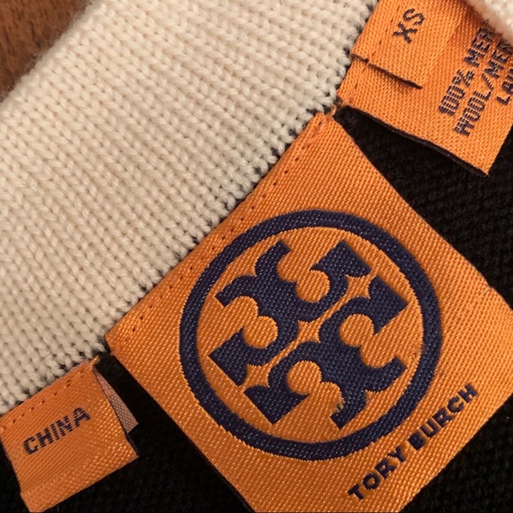 Tory Burch sweater in black and ivory - Picture 5 of 6